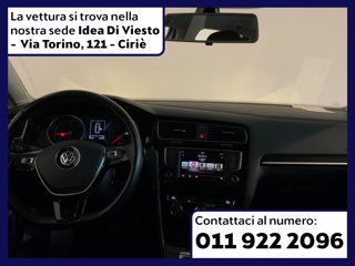 VOLKSWAGEN Golf variant 1.6 tdi (btdi) highline 110cv dsg