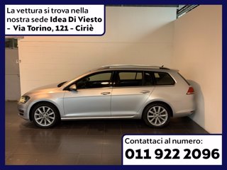 VOLKSWAGEN Golf variant 1.6 tdi (btdi) highline 110cv dsg