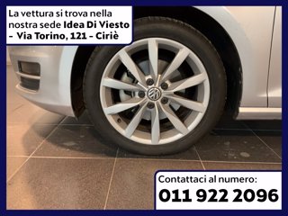 VOLKSWAGEN Golf variant 1.6 tdi (btdi) highline 110cv dsg