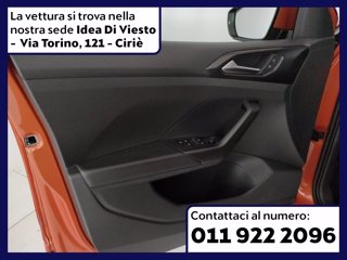 VOLKSWAGEN T-cross 1.0 tsi sport 110cv