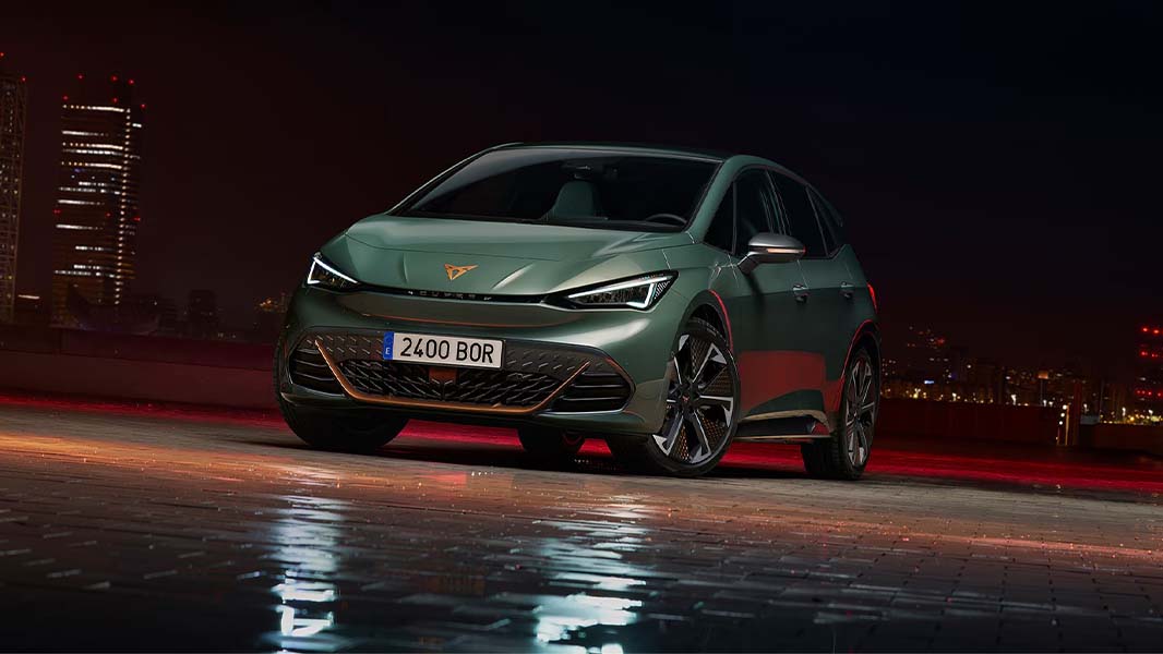 Imgi 20 Cupra Born Vz Electric Hatchback Dark Forest Green