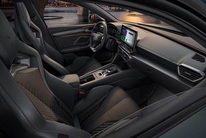 Cupra Leon 2024 Interior Driver Passenger Seat Infotainment